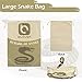 Snake Reptile Bag with Drawstring, IC ICLOVER 20