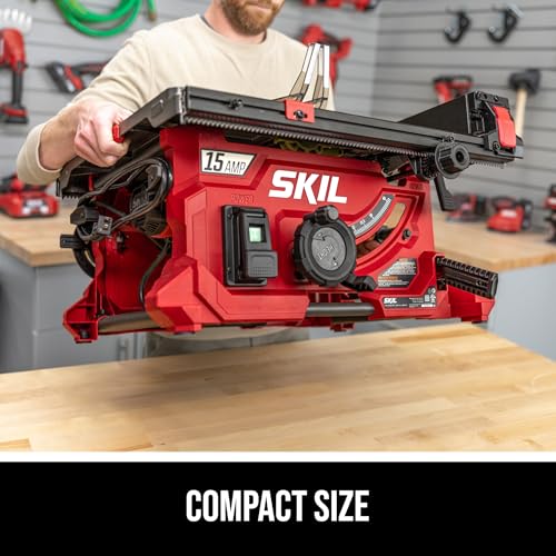 SKIL 15 Amp 8-1/4-Inch Compact Portable Jobsite Table Saw (Stand SFS0001 Sold photo 10