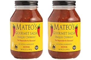 Mateo's Gourmet Salsa Medium Spice 2 Jars 32oz/907g