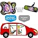 COZY GREENS Baby Car Mirror Butterfly | 100% Lifetime Satisfaction Guarantee | Shatterproof & Crash Tested | Largest and Most Stable | Baby Mirror for Car Carseat | Mirrors Backseat Rear Facing Kids