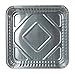 Durable Packaging 1155-35 Disposable Aluminum Square Cake Pan, 8