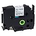Label KINGDOM Label Tape 18mm 0.7 Laminated Tape Replacement TZe-241 TZe141 TZe 641 TZe441 TZe541 TZe741 3/4 Inch Tape for Ptouch D400 D600 1880 Label Maker, 6-Pack