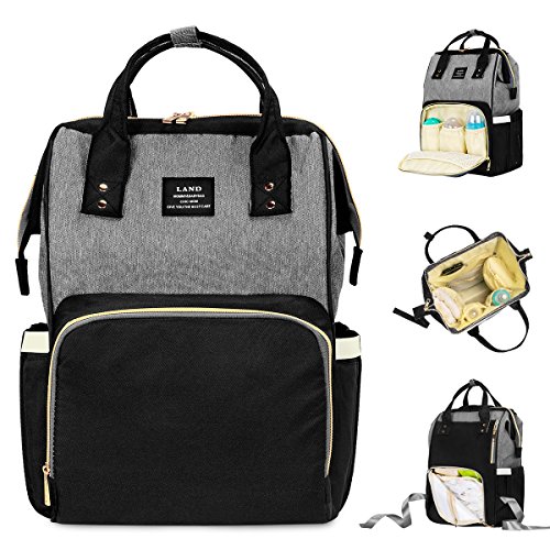 Landuo Diaper Bag Multi-Function Waterproof Travel Backpack Large Nappy Bags for Baby Care, Large Capacity, St