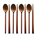 XDOBO Wooden Chopsticks and Spoon Sets, 4 Sets (Brown)