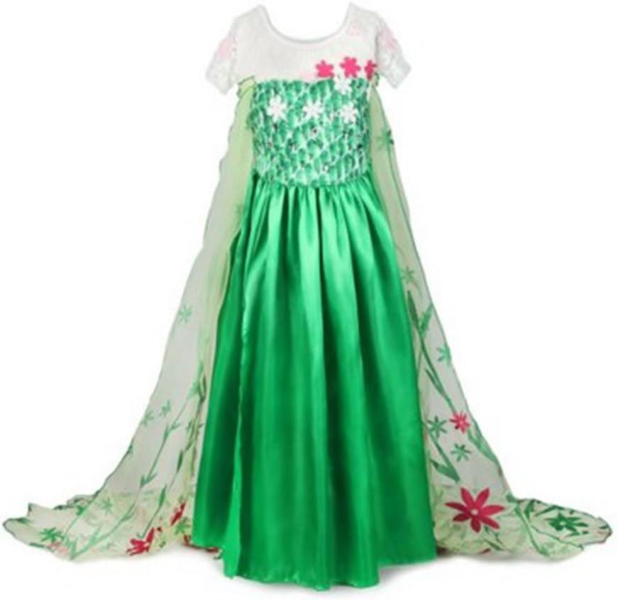 CXFashion Snowflakes Xmas Girls Dress-up Costume Party Dress For Birthday