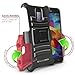 Galaxy S5 Case, BUDDIBOX [HSeries] Heavy Duty Swivel Belt Clip Holster with Kickstand Maximal Protection Case for Samsung Galaxy S5, (Red)