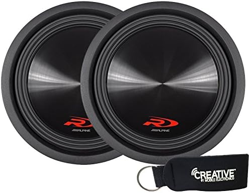 Alpine SWR-12D4 Ohm 12" Subwoofer Bundle