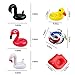 WSXUS Drink Pool Floats, Inflatable Drink Holders 14 Packs - Inflatable Cup Coasters for Party and Kids Bath Toys , Party Supplies for Pool Beach Shower Spa Festival Holiday Vacation Birthday Gift
