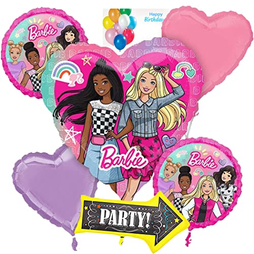Anagram Babrie Dream Together - Suministros para fiesta de cumpleaños con licencia, decoración de ramo de globos, multicolor
