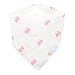 Jack Jill Baby 100% Organic Cotton Absorbent Bandana Drool Bibs (5-pack Girls A)