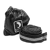 Tribe Provisions Tree Straps (Black, set of 2) - Includes Carabiners