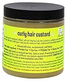 MopTop Curly Hair Custard Gel for Fine, Thick, Wavy, Curly & Kinky-Coily Natural hair, Anti Frizz Curl Moisturizer, Definer & Lightweight Curl Activator w/Aloe, great for Dry Hair.