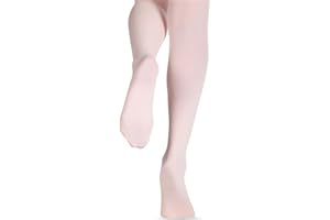 HiDance Girls Ballet Dance Tight,Ultra Soft Students School Footed Tights for Girls Women