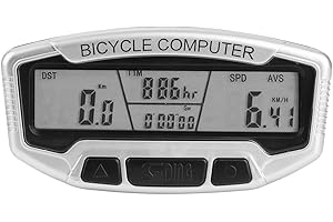 Bike Computer, Multifunctional Waterproof Wired Odometer Bicycle Computer for Mountain Cyclists, Road Riders, Commuters, and 