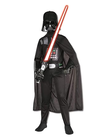Horror-Shop Star Wars Kinderkostüm Darth Vader M