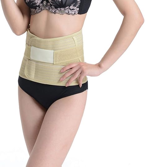 Amazon Co Jp ダイエットベルト ウエストシェイパー フィットネス シェイプアップベルト ダイエット器具 腰 サポーター 腰ベルト 腰痛 コルセット 腹筋ベルト男女兼用 ベージュ S ホーム キッチン