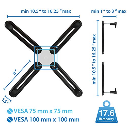 image for Mount-It! VESA Mount Adapter Mounting Kit For Non-VESA HP ACER Samsung