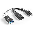 Dongar Dashcam Power Adapter (5-pin Type F) for Select Ford Vehicles. Compatible with Mach-E, Bronco Sport, Explorer and More. Built-in USB Power Source, Connects to Rearview Mirror, Easy to Install