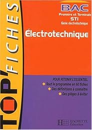 Électrotechnique, bac première et terminale STI