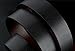 CUTI® Men's Smooth Leather buckle belt 35mm Black Buckle and Black Leather up to 42in (Black SIiver, One size)