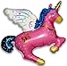 43" MAGICAL UNICORN BALLOON (PINK) - Amazing New HOVERING ANTI-GRAVITY TOY - Free Floating, FLYING Horse Pegasus Pony Animal Kingdom Fantasy Fairy Tale Birthday Party Favor