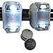 Bright Eyes Portable Marine LED Navigation Safety Stern Lights for Kayak Canoe Dinghy or Yacht | White | Silicone Rubber Battery Powered and Water-Resistant