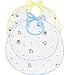 2 Baby Bibs & Burp Cloths For Feeding & Drooling. Fancy Personalized. Multi Layers Muslin Cotton Bib For Shower Gift