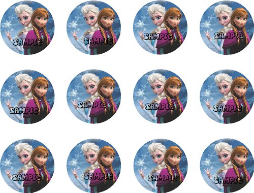 Disney Frozen Anna And Elsa Edible Image Cake Toppers Frosting