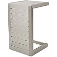 Christopher Knight Home Cape Coral Aluminum C-Shaped End Table, Silver