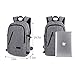 ZZRS Business Laptop Backpack,School Bookbag,Travel Computer Backpack Water Resistant with Anti-theft Lock & USB Charging Port Fits 15.6 inch Laptop for Women & Men-Gray