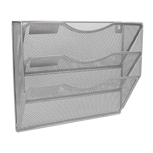 EasyPAG 3 Pocket Wall Mounted File Organizer Vertical Hanging File