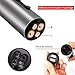 Electric Wine Opener Gift Set Battery Operated Corkscrew, Foil Cutter, Vacuum Stopper and Wine Pourer (Batteries Not Included)
