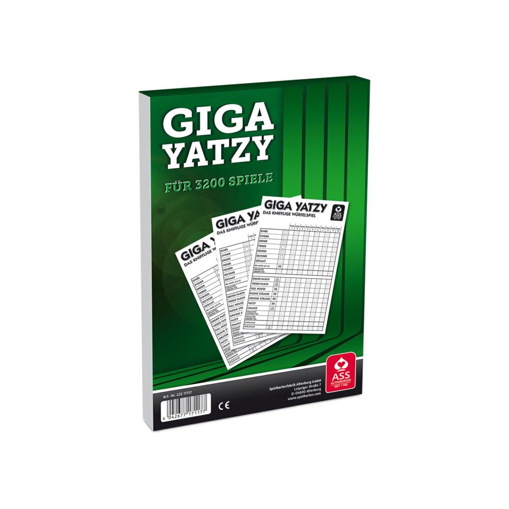 ASS Altenburger 22517117 22517117-Giga Yatzy Block