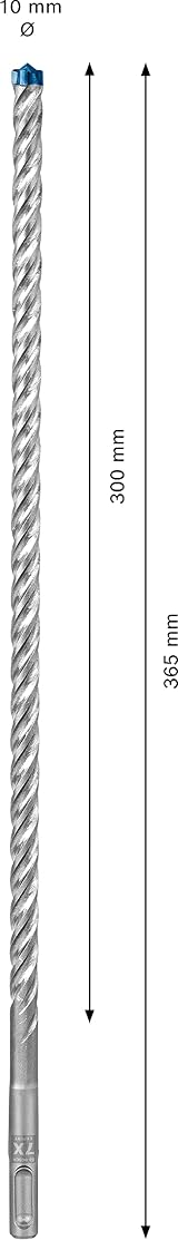 Bosch EXPERT SDS plus-7X Hammer Drill Bit 10mm 300x365mm view 3