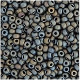 Miyuki Seed Bead 11/0 APX.22g - Tawny Gray Matte Metallic Japanese Glass Seed Beads