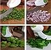 DOUBLE PACK 2 Circular Rolling Knife Multi-Purpose Cutting Tool with Unique Ergonomic Design - FAST & EASY for cutting Meat, Salad, Pizza & Vegetables- Protect your wrist with this Rolling Knife