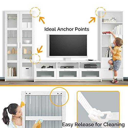 image for Feeke Baby Proofing Straps, Furniture Anti Tip Kits, Dressers Anti Top