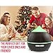 Essential Oil Diffuser, Mulcolor 250ml Wood Grain Aromatherapy Diffuser Ultrasonic Aroma Diffuser Cool Mist Humidifier with Low Water Auto Shut-off, 7 Color LED, Perfect for Father's Day Gift Home Spa