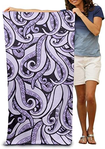 Yuteea Ursula The sea Witch Inspired Microfiber Beach Towel-Oversized Bath Towel-Quick Dry Travel Beach Towel Pool Towels 31.5"x51.2"(80x130cm)