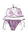 Vintage Swimsuit ,ZITY Fashion Bathing Suits for Women,Push Up Bikini Stripe XL