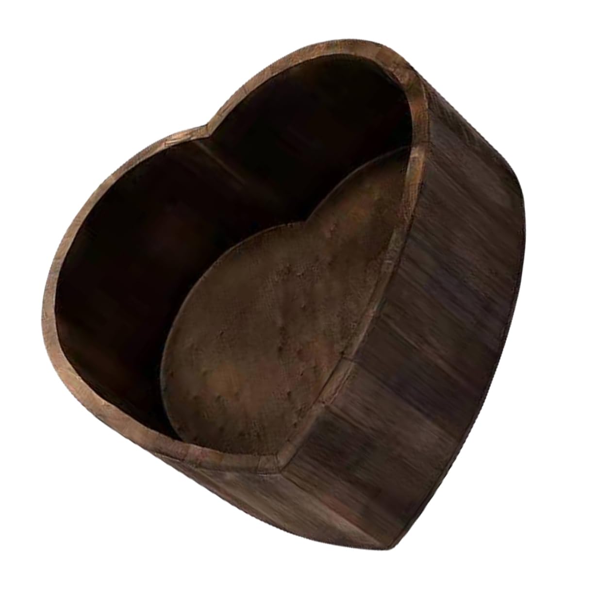 Photo 1 of 1pc Heart Shaped Photography Props Baby Infant Photo Props Kids Baby Basket Kid Photo Baby Posing Case Baby Clothes Newborn Modeling Wood