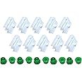 SecosAutoparts 20pcs Side Sill Skirt Trim Moulding Clips Grommet Compatible with BMW E36 E46 E90 E91 3 USQQ # 51711932996 51718184574