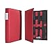 Strapbook Elastic Grid Organizer Book for Electronics Accessories Travel Cables Chargers and More (Red)