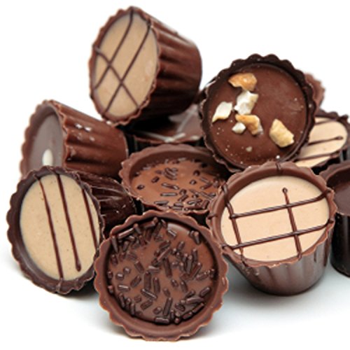 Silicone Chocolate Candy Molds [Peanut Butter, 30 Cup] Non Stick, BPA Free, Reusable 100