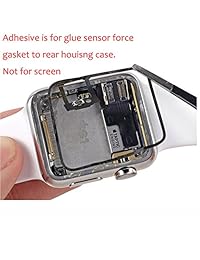 Ogodeal - Tiras adhesivas para Apple Watch, pantalla LCD, impermeables, 1.496 in 1.654 in, repuesto para Apple Watch iWatch Repair, 42 mm
