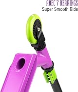 Xootz Toxic Stunt Scooter Purple 6+ Steel T-Bar 100mm Wheels Abec 7 view 6