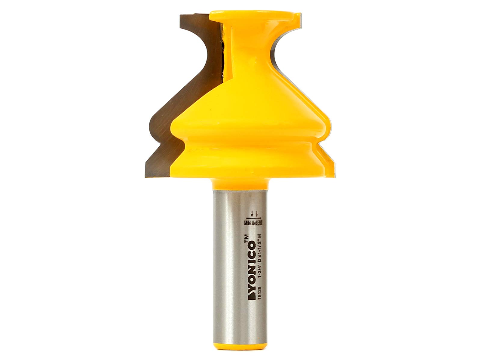 Yonico 16129 1-1/2-Inch Base Cap Molding Router Bit 1/2-Inch Shank