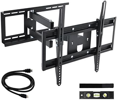 Happyjoy 30-65" TV Wall Bracket Tilt Swivel Universal LED LCD OLED Television Mount Articulating Extendable Arm Mounting Max VESA 400x400mm