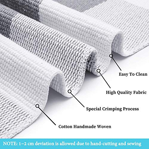 Buffalo Plaid Check Rug Runner Grey 2' x 6' Plaid Farmhouse Gray Runner