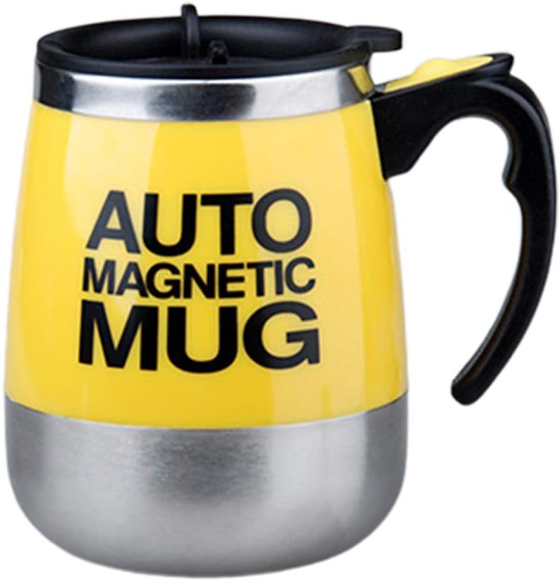 Electric Stainless Steel Auto Self Stirring Coffee Mug for Cocoa Protein Tea Milk Hot Chocolate